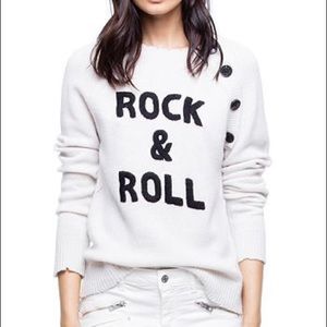NEW! Zadig & Voltaire Reglis Bis Cashmere sweater
